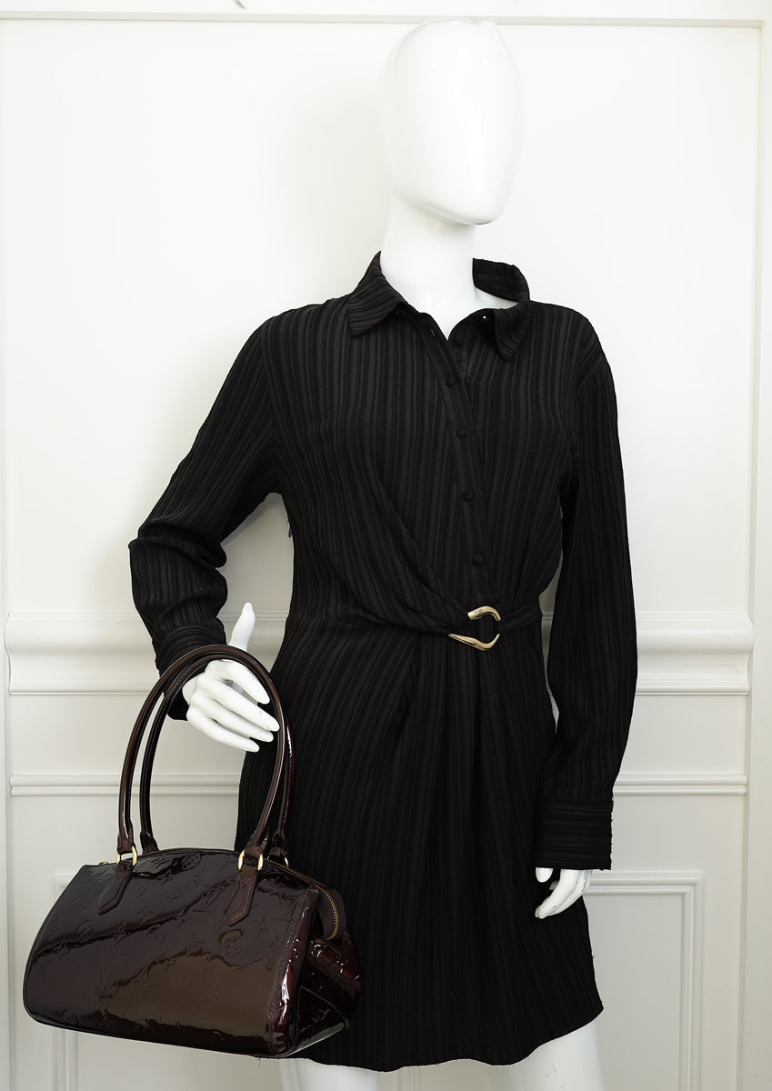 Louis Vuitton Amarante Monogram Vernis Sherwood PM Bag