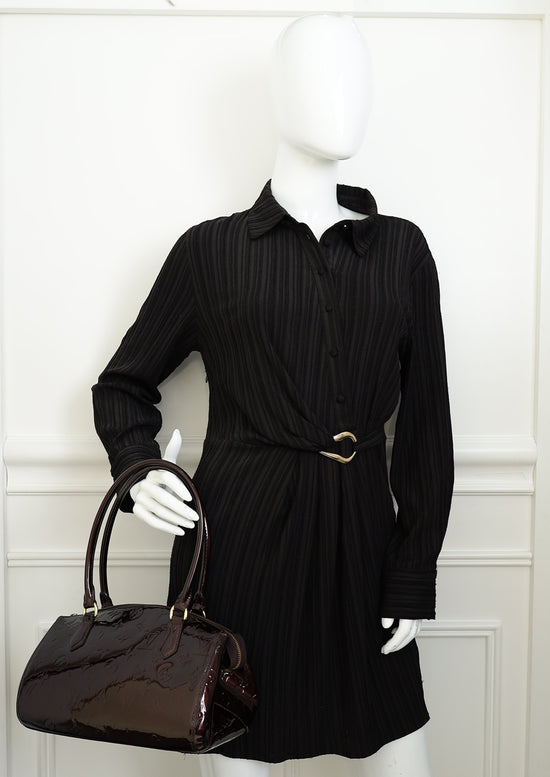 Louis Vuitton Amarante Monogram Vernis Sherwood PM Bag