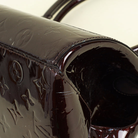 Louis Vuitton Amarante Monogram Vernis Sherwood PM Bag