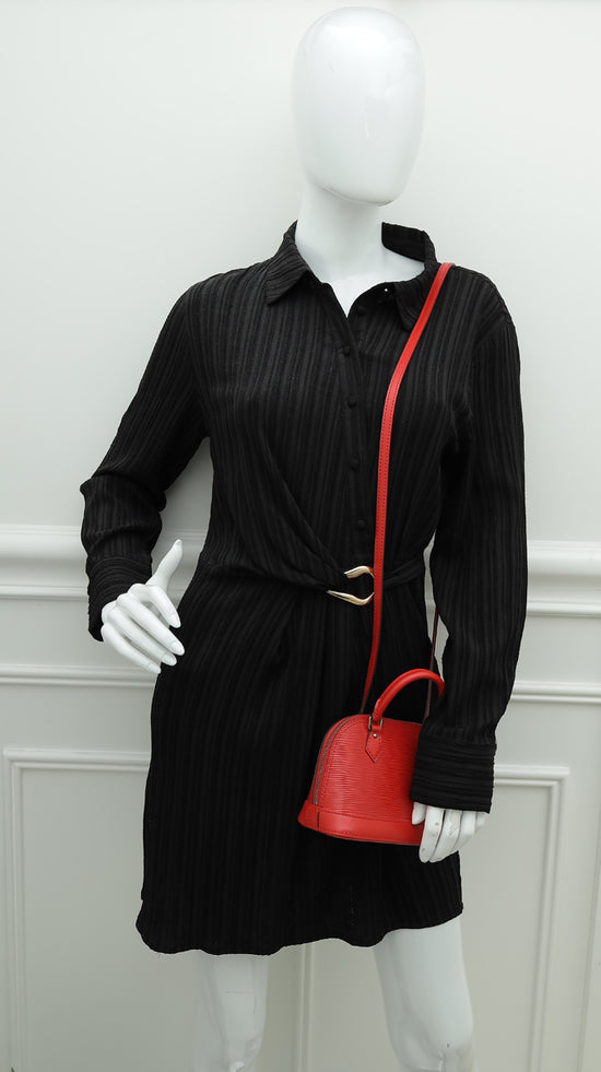 Louis Vuitton Coquelicot Alma Nano Bag