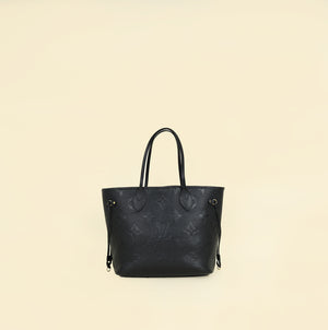 Louis Vuitton Black Monogram Giant Empreinte Neverfull MM Bag