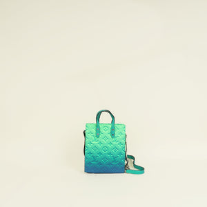 Louis Vuitton Bicolor Monogram Illussion Sac Plat XS Bag (For Men)