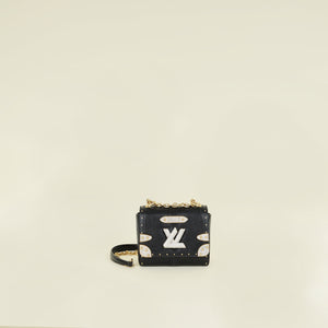 Louis Vuitton Black Lizard & Tal Mini Twist Shoulder Bag