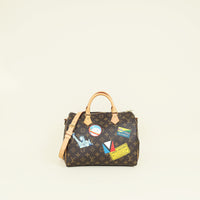 Louis Vuitton Brown Monogram My LV World Tour Speedy Bandouliere 30 Bag