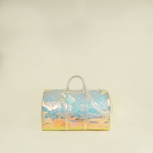 Louis Vuitton Monogram Iridescent Prism Keepall Bandouliere 50 Bag