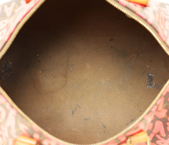 Louis Vuitton Bicolor Ltd. Ed. Graffiti Stephen Sprouse Speedy 30 Bag-Louis Vuitton-THE CLOSET