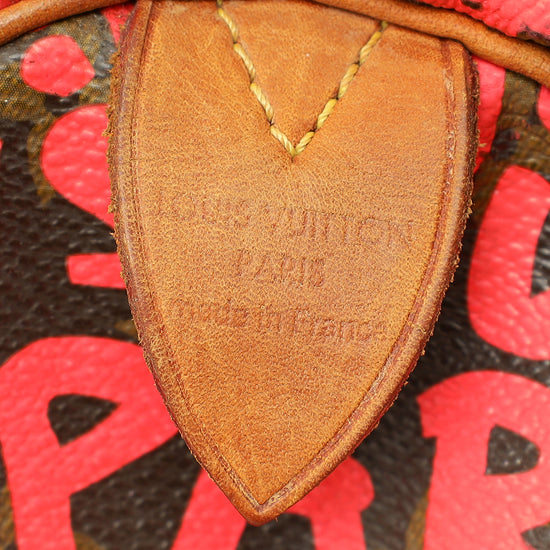 Louis Vuitton Bicolor Ltd. Ed. Graffiti Stephen Sprouse Speedy 30 Bag-Louis Vuitton-THE CLOSET