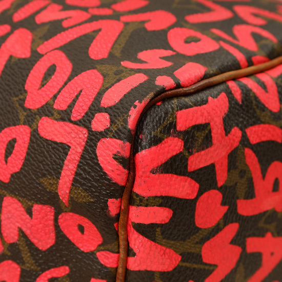 Louis Vuitton Bicolor Ltd. Ed. Graffiti Stephen Sprouse Speedy 30 Bag-Louis Vuitton-THE CLOSET