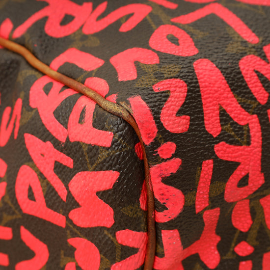 Louis Vuitton Bicolor Ltd. Ed. Graffiti Stephen Sprouse Speedy 30 Bag-Louis Vuitton-THE CLOSET