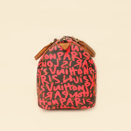 Louis Vuitton Bicolor Ltd. Ed. Graffiti Stephen Sprouse Speedy 30 Bag-Louis Vuitton-THE CLOSET