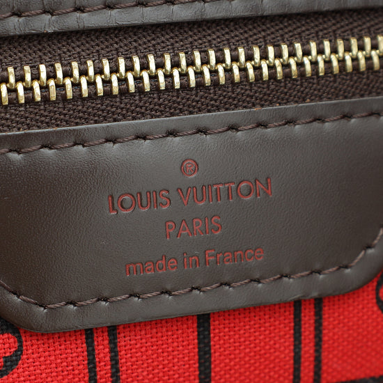 Louis Vuitton Damier Ebene Neverfull MM Bag