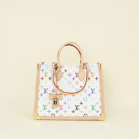 Louis Vuitton White Multicolor x TM OnTheGo MM Bag