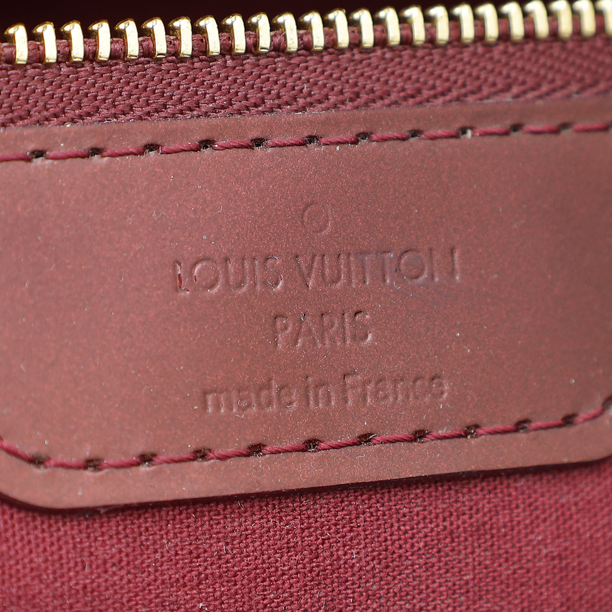 Louis Vuitton Rouge Fauvist Monogram Vernis Wilshire MM Tote Bag