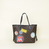 Louis Vuitton Bicolor My LV World Tour Monogram Neverfull MM Bag