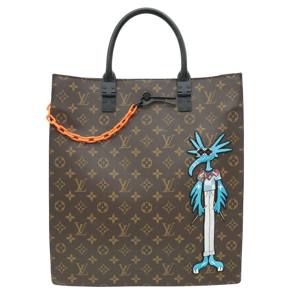 Louis Vuitton Monogram "Zoom w/Friends" Embroidered Cartoon Sac Plat-Louis Vuitton-THE CLOSET