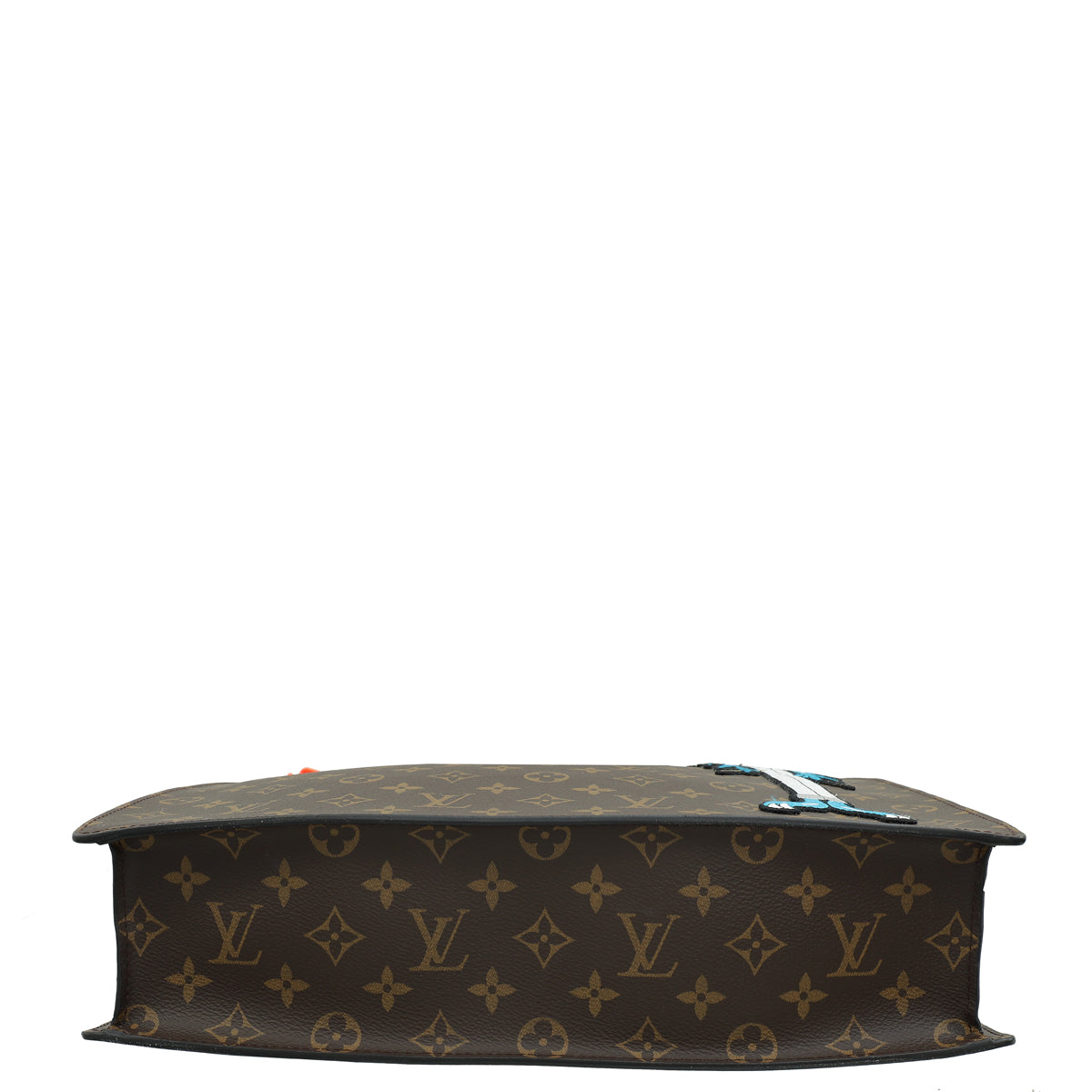 Louis Vuitton Monogram "Zoom w/Friends"  Embroidered Cartoon Sac Plat