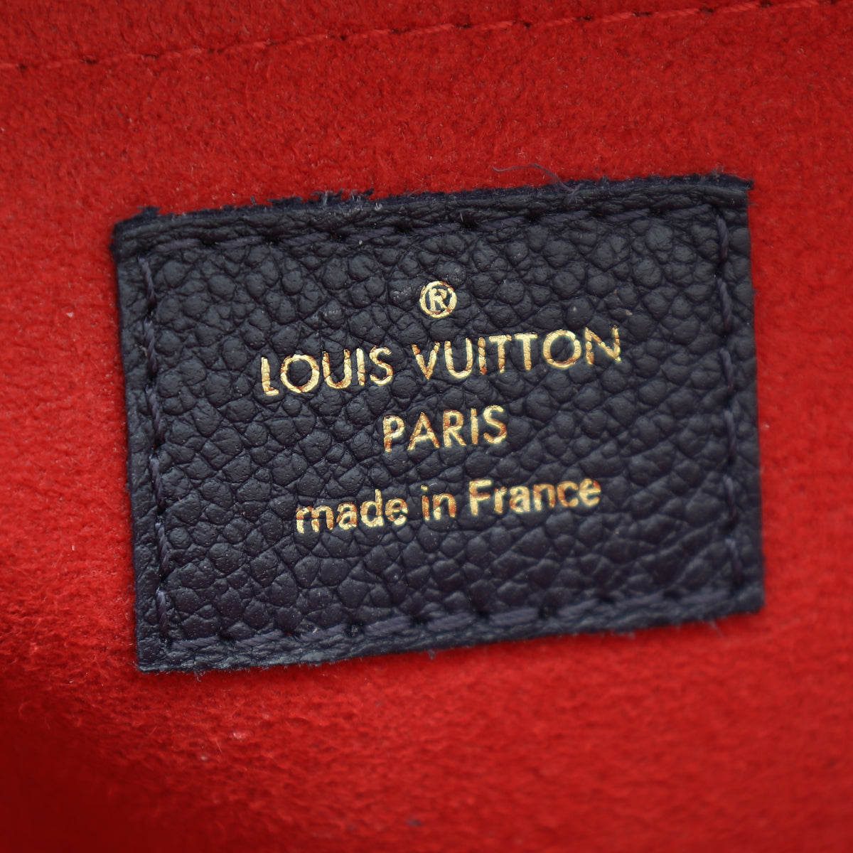 Louis Vuitton Marine Rouge Monogram Empreinte Saint Sulpice PM Bag
