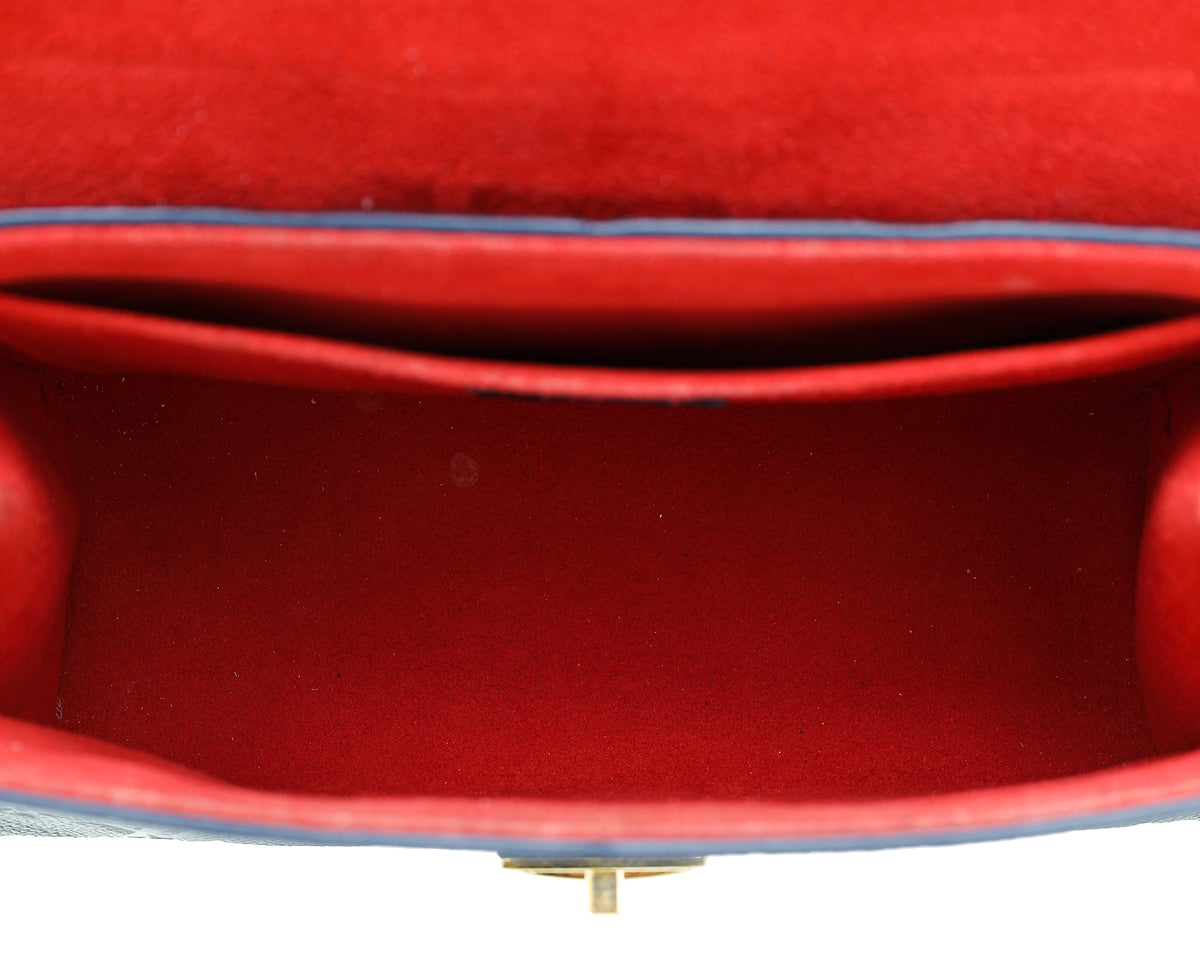 Louis Vuitton Marine Rouge Monogram Empreinte Saint Sulpice PM Bag