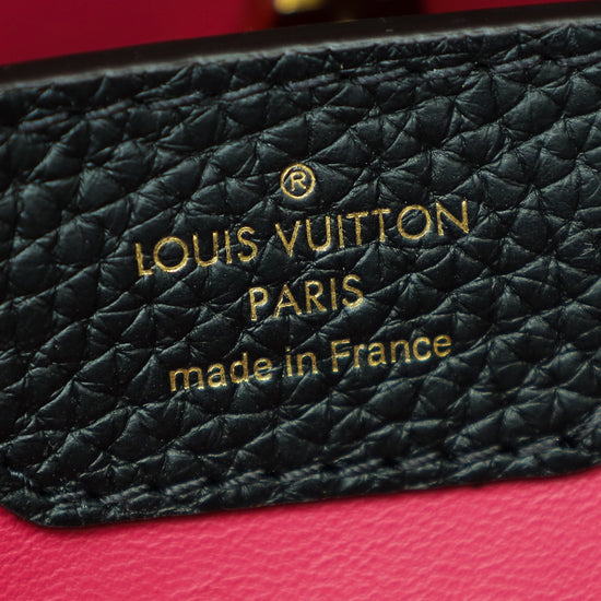 Louis Vuitton Noir Cuir Capucines BB Bag