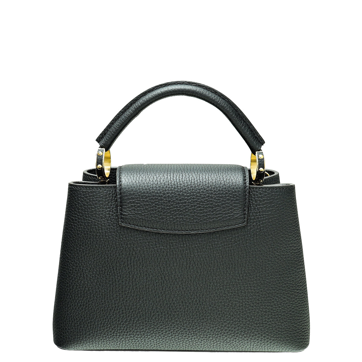 Louis Vuitton Noir Cuir Capucines BB Bag