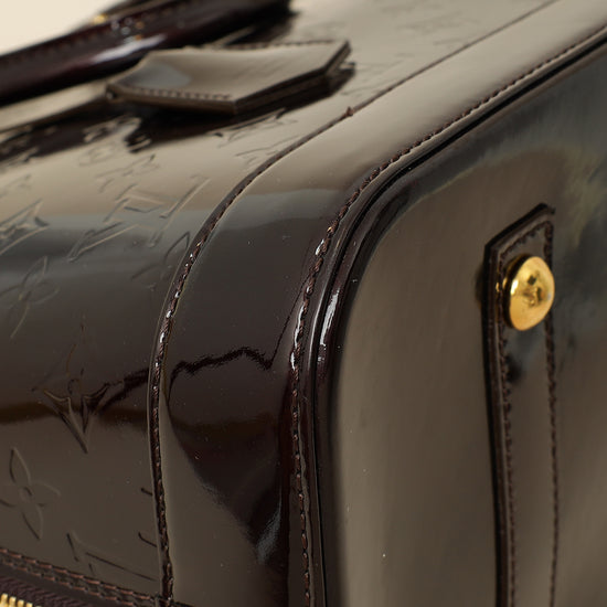 Louis Vuitton Amarante Vernis Monogram Alma GM Bag-Louis Vuitton-THE CLOSET