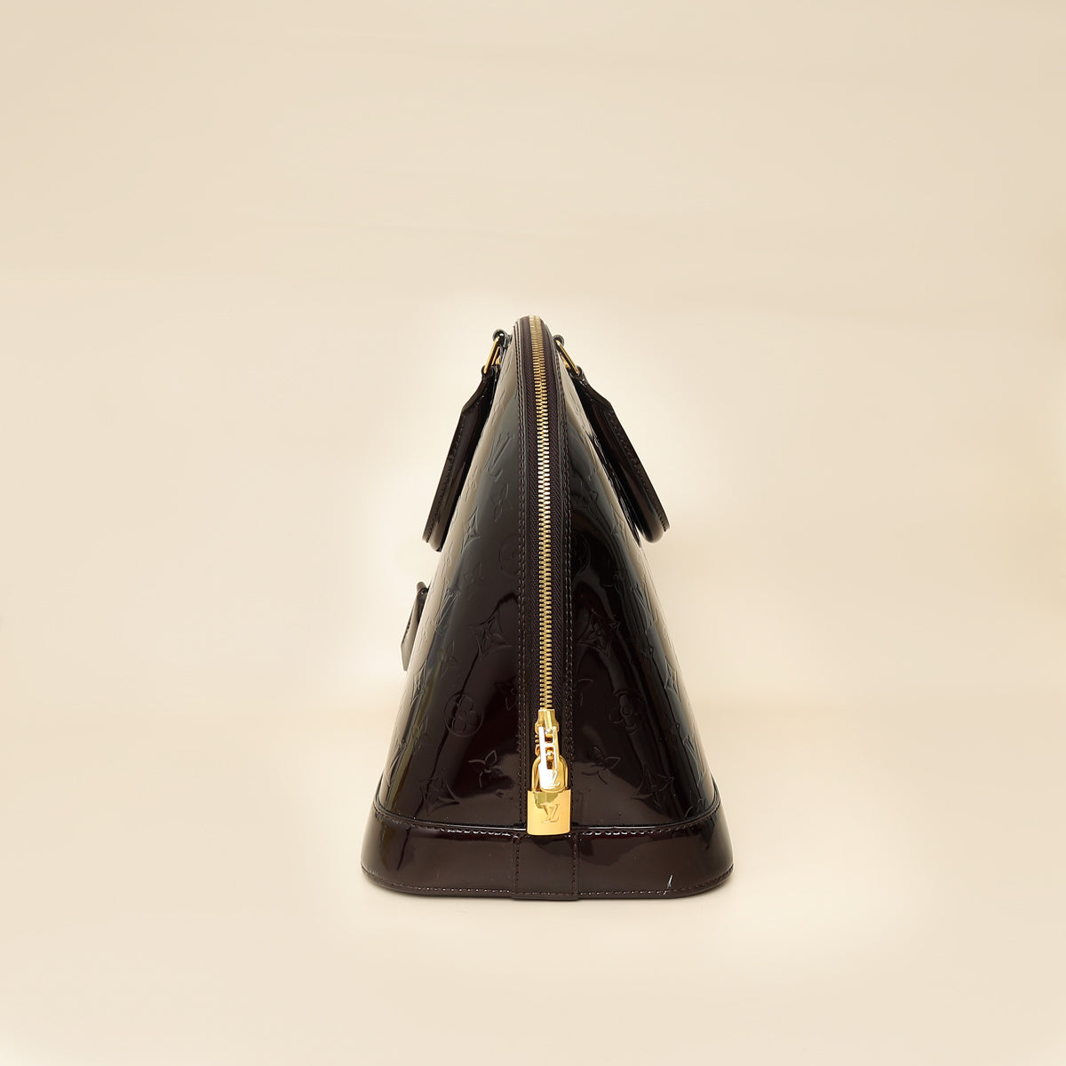 Louis Vuitton Amarante Vernis Monogram Alma GM Bag-Louis Vuitton-THE CLOSET