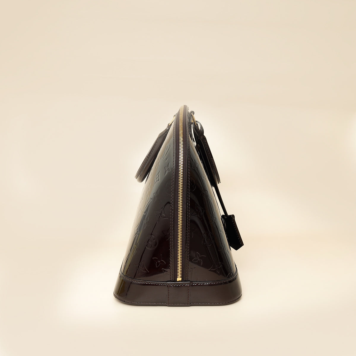 Louis Vuitton Amarante Vernis Monogram Alma GM Bag-Louis Vuitton-THE CLOSET