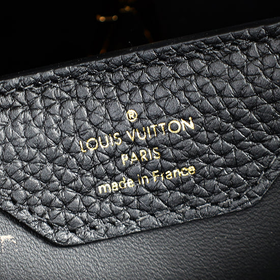 Louis Vuitton Black Capucines Flower Edges MM Bag