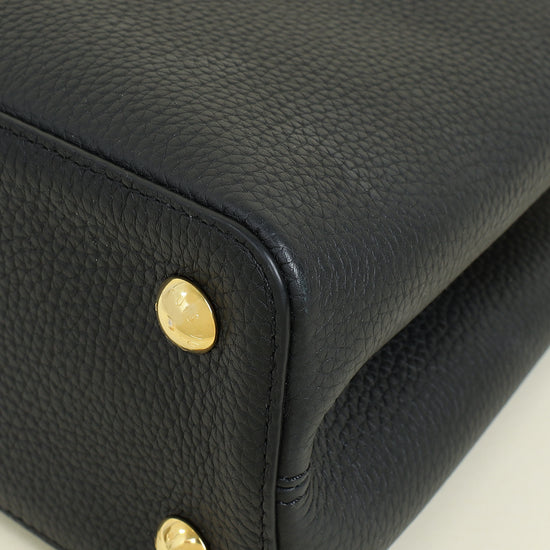 Louis Vuitton Black Capucines Flower Edges MM Bag