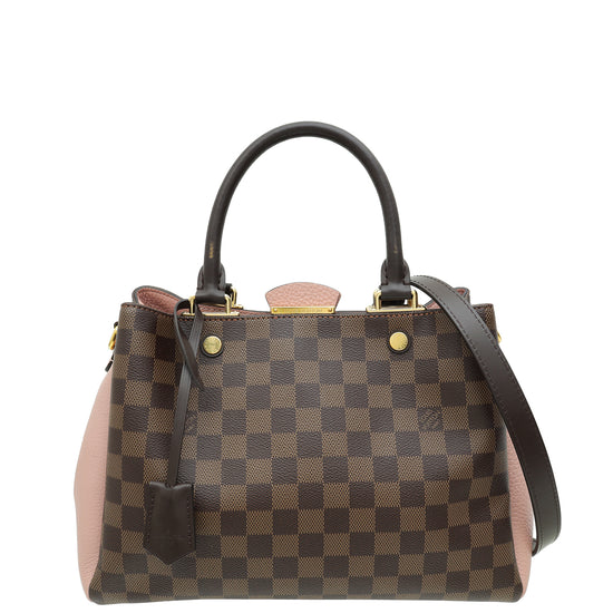 Louis Vuitton Damier Ebene Magnolia Taurillon Brittany Bag