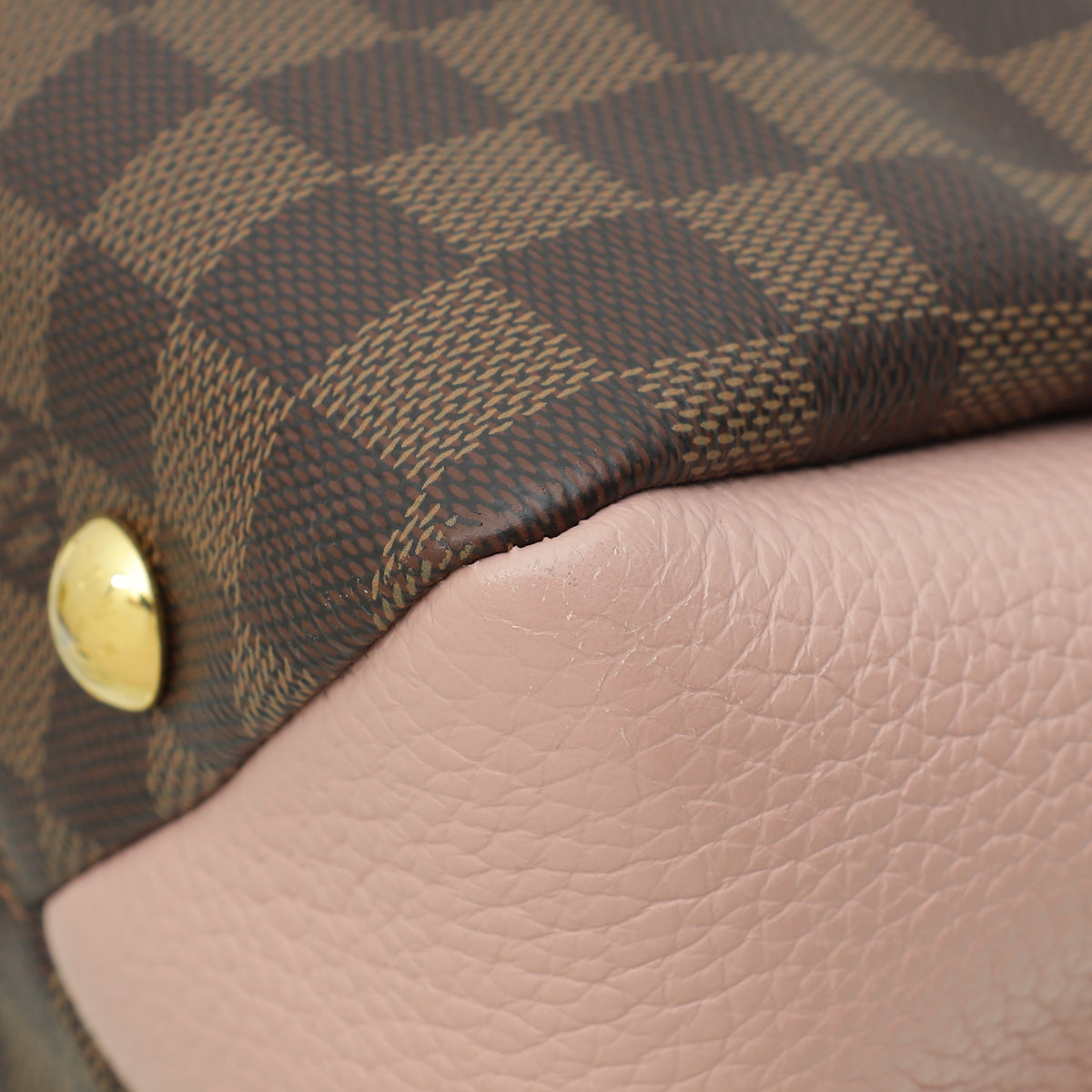 Louis Vuitton Damier Ebene Magnolia Taurillon Brittany Bag