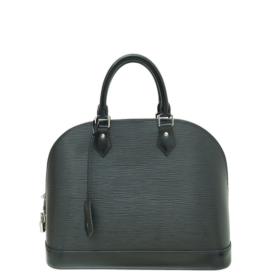 Louis Vuitton Noir Alma MM Bag