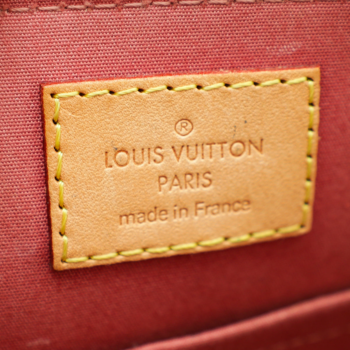 Louis Vuitton Rose Velours Monogram Vernis Alma BB Bag