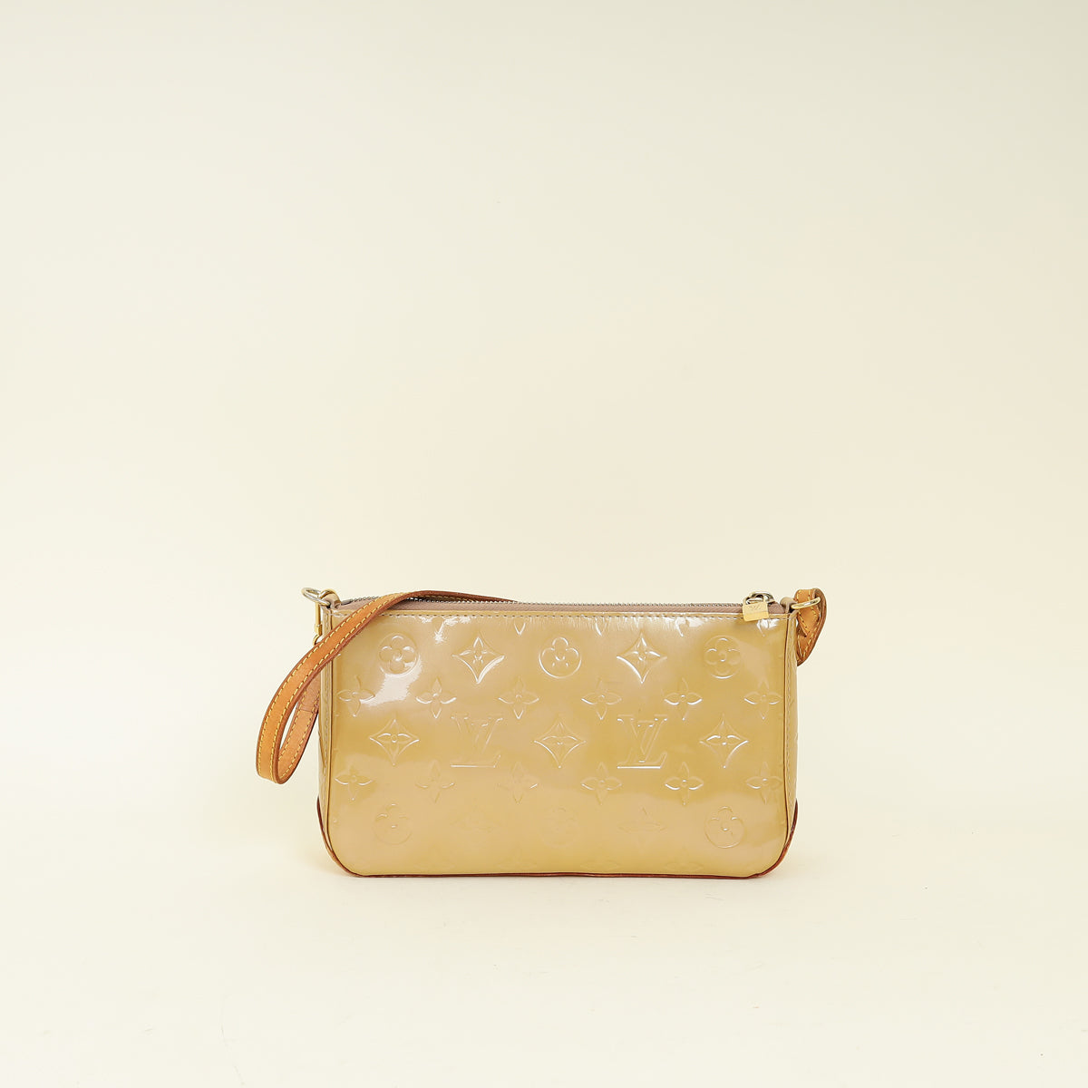 Louis Vuitton Noisette Monogram Vernis Mallory Square Bag