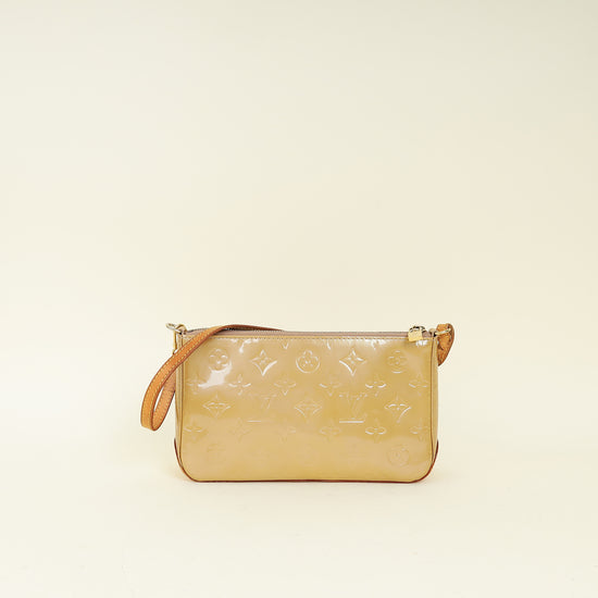 Louis Vuitton Noisette Monogram Vernis Mallory Square Bag