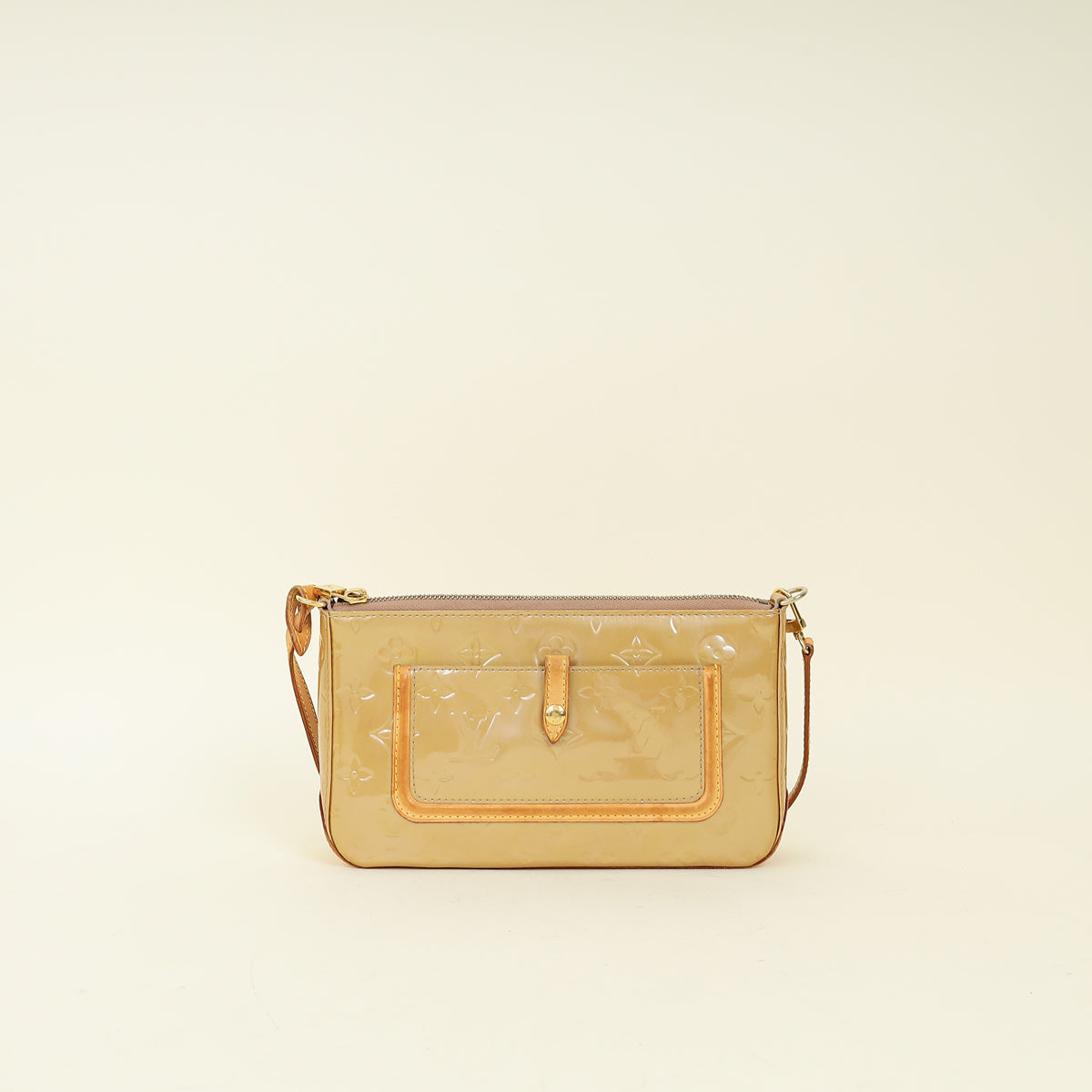 Louis Vuitton Noisette Monogram Vernis Mallory Square Bag