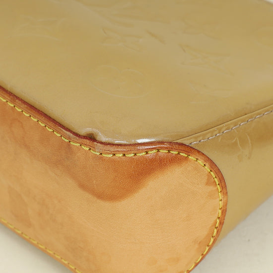 Louis Vuitton Noisette Monogram Vernis Mallory Square Bag