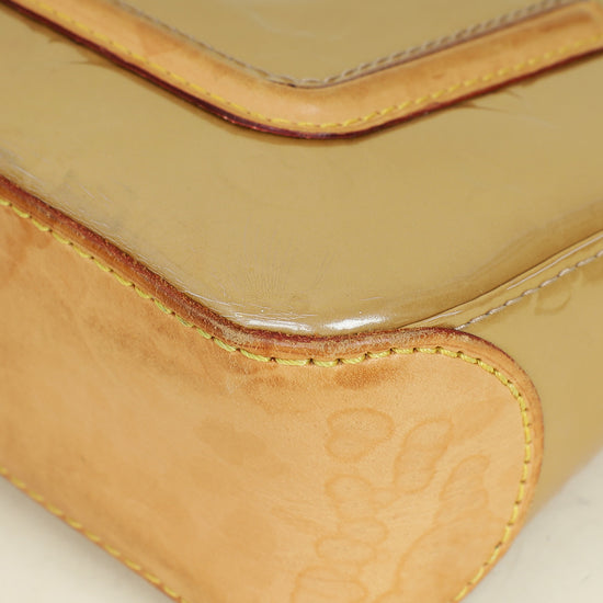 Louis Vuitton Noisette Monogram Vernis Mallory Square Bag