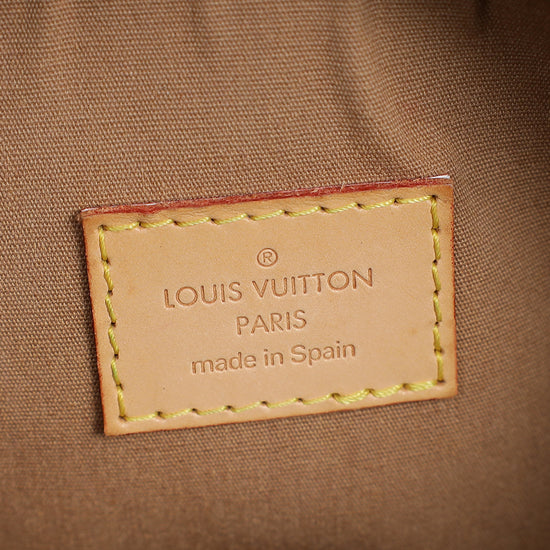 Louis Vuitton Noisette Monogram Vernis Mallory Square Bag