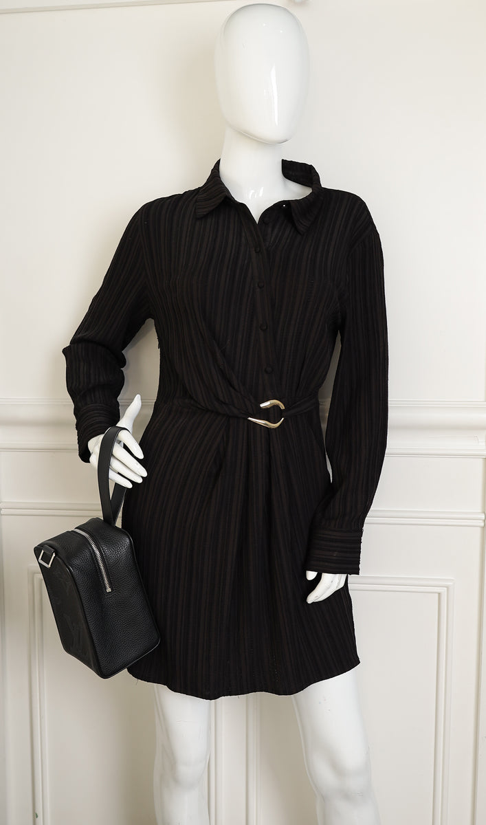 Louis Vuitton Black Giant Monogram Shadow Vavin NV Pouch-Louis Vuitton-THE CLOSET