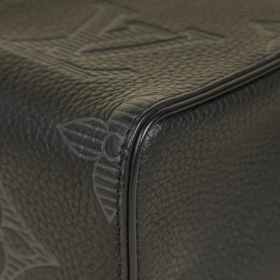 Louis Vuitton Black Giant Monogram Shadow Vavin NV Pouch-Louis Vuitton-THE CLOSET