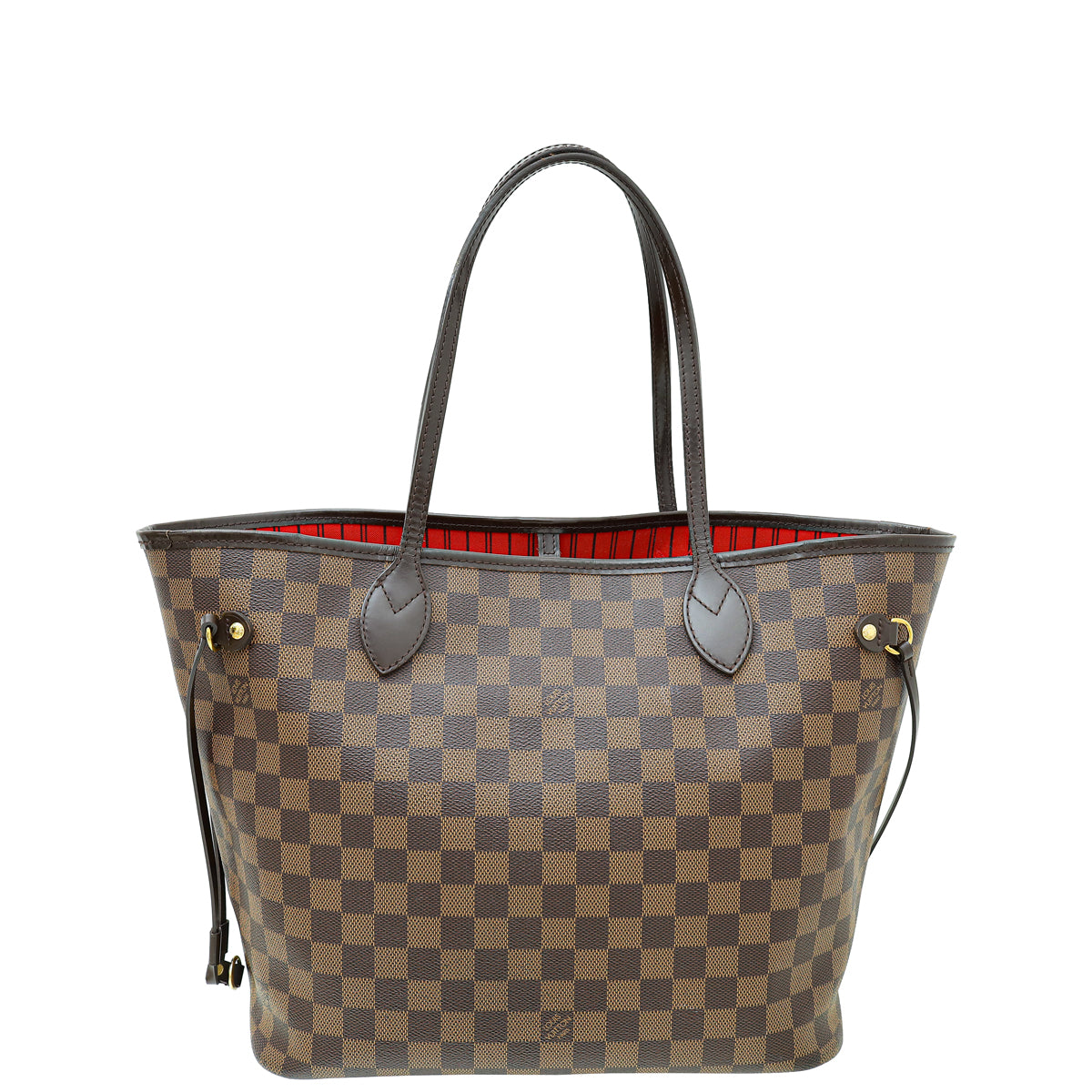Louis Vuitton Damier Ebene Neverfull MM Bag W/ LMS INITIALS-Louis Vuitton-THE CLOSET