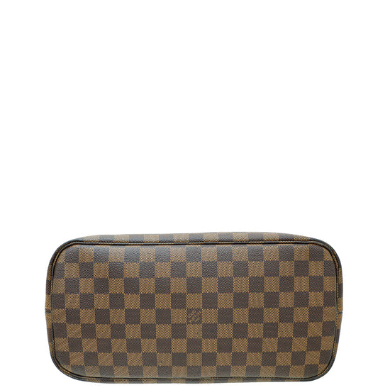 Louis Vuitton Damier Ebene Neverfull MM Bag W/ LMS INITIALS