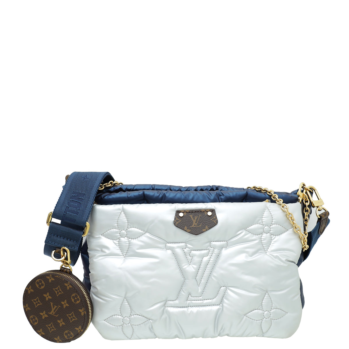 Louis Vuitton Maxi Multi Pochette Accessoires Shoulder Bag in Navy