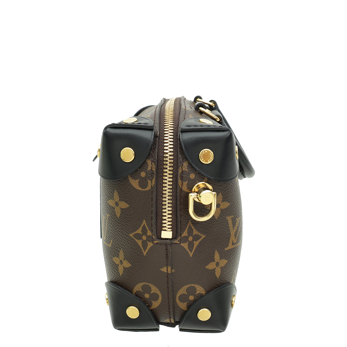 Louis Vuitton Brown Monogram Petite Malle Souple Bag