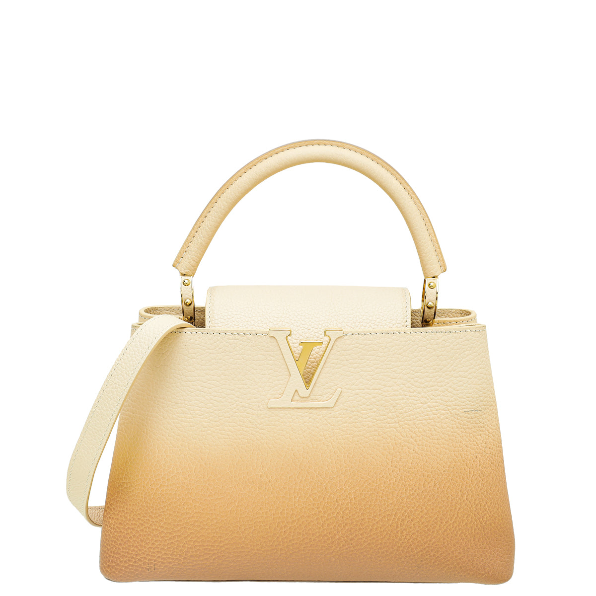 Louis Vuitton Beige Taurillon Capucines Gradient MM Bag – The Closet