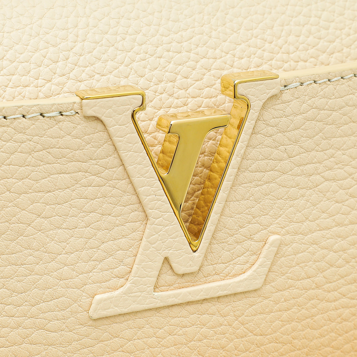 Louis Vuitton Beige Taurillon Capucines Gradient MM Bag – The Closet