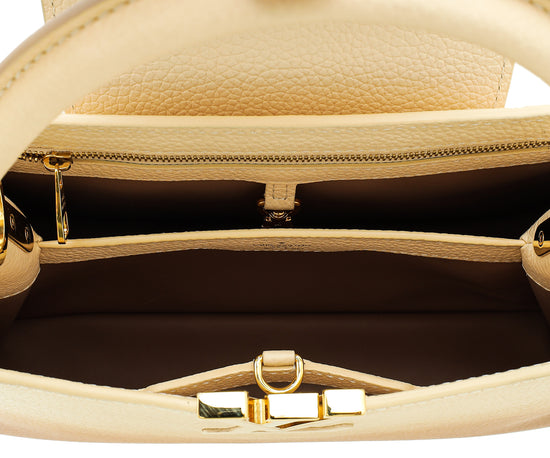 Louis Vuitton Beige Taurillon Capucines Gradient MM Bag – The Closet