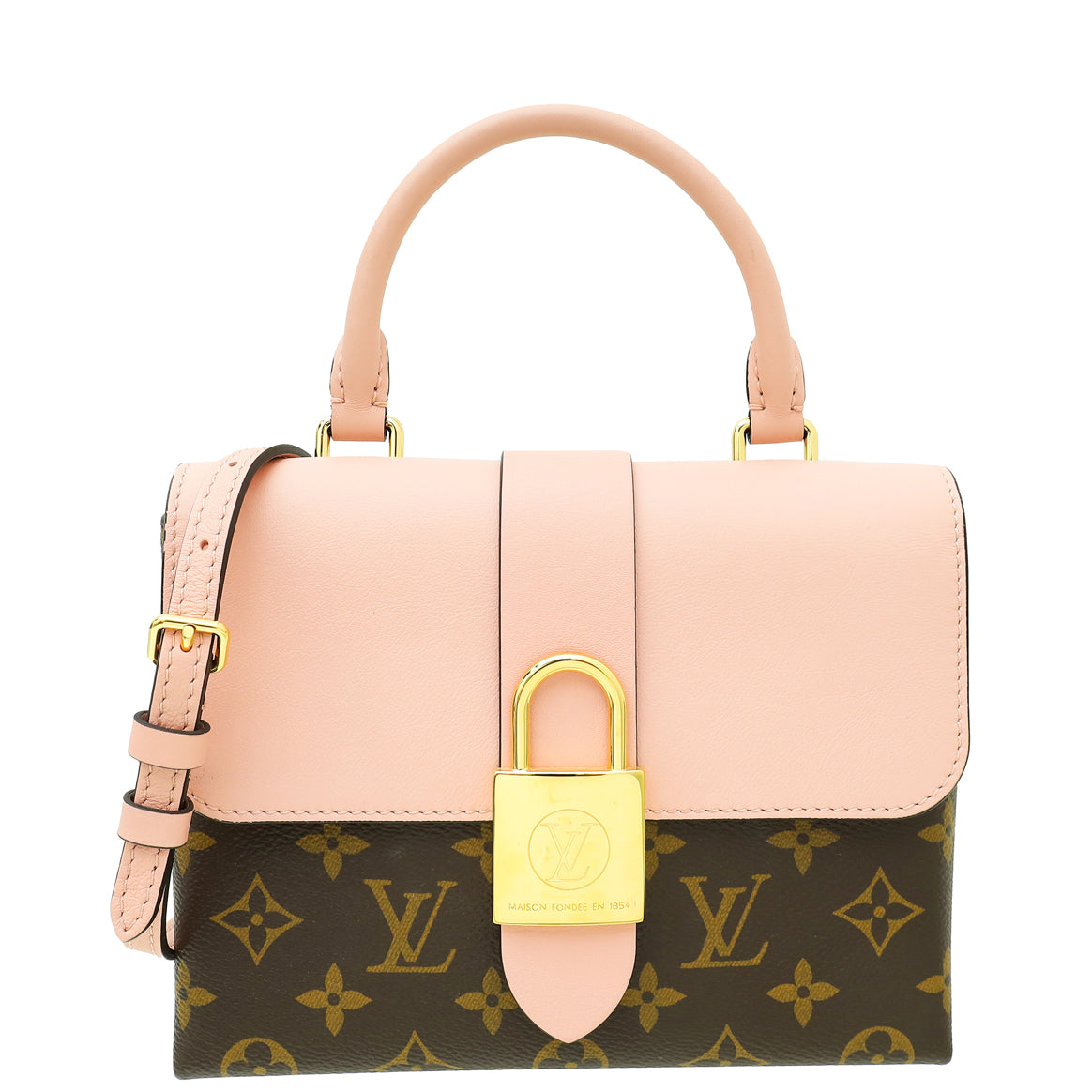 Louis Vuitton Monogram Rose Poudre Locky BB Bag-Louis Vuitton-THE CLOSET