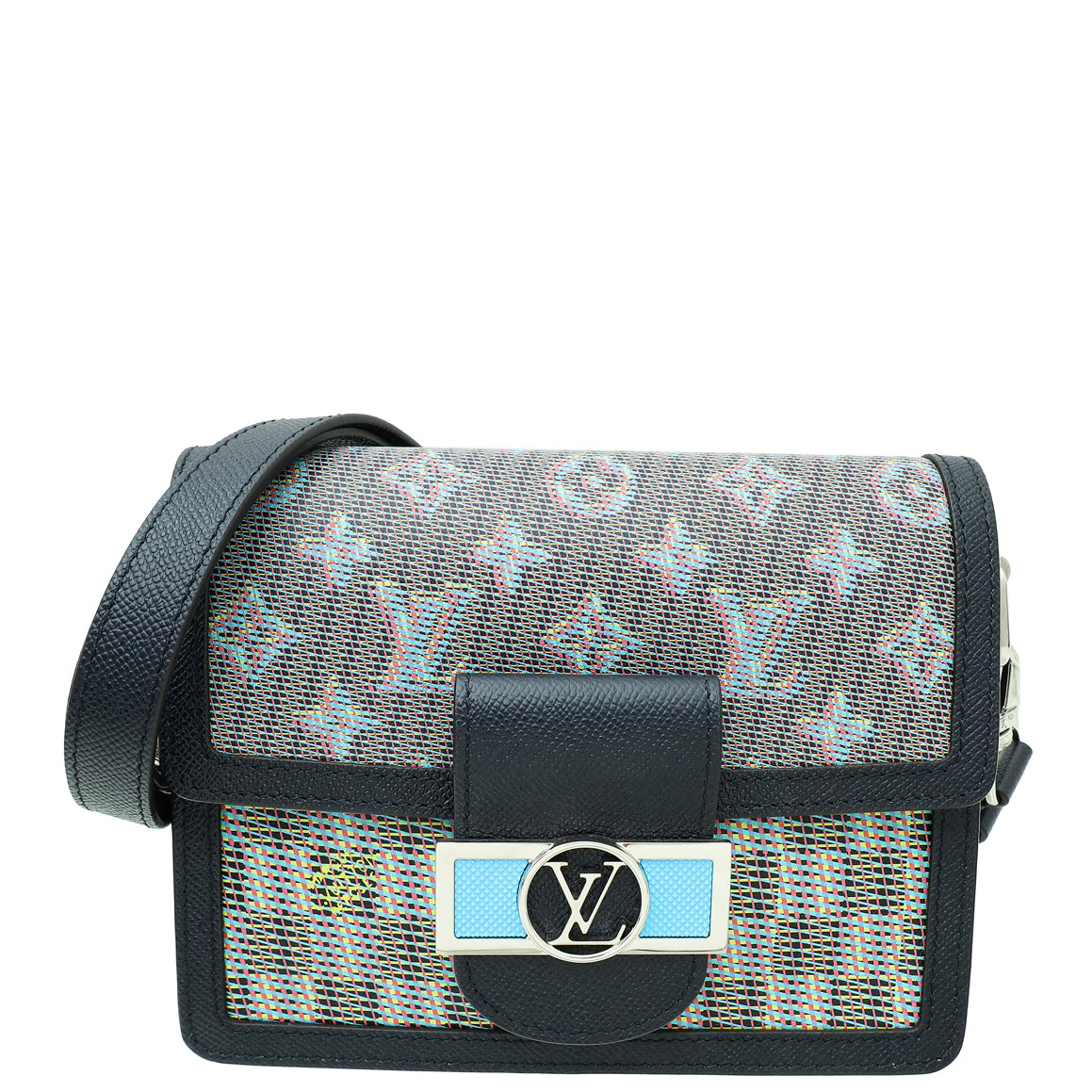 Louis Vuitton Monogram Blue LV Pop Mini Dauphine Bag-Louis Vuitton-THE CLOSET